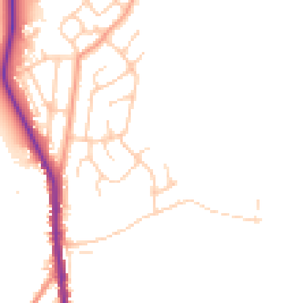 Daytime road noise heatmap for S70 5SG
