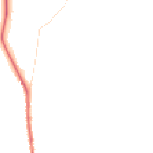 Night-time road noise heatmap for S70 5SG
