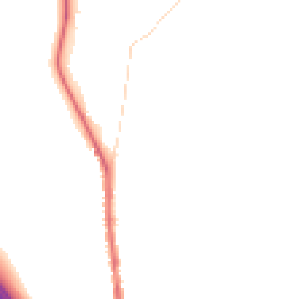 Night-time road noise heatmap for S70 5SL