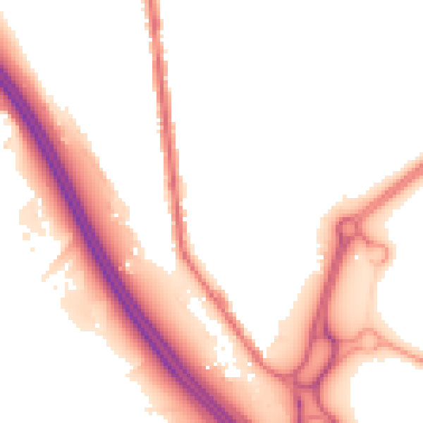 Night-time road noise heatmap for S70 5SR