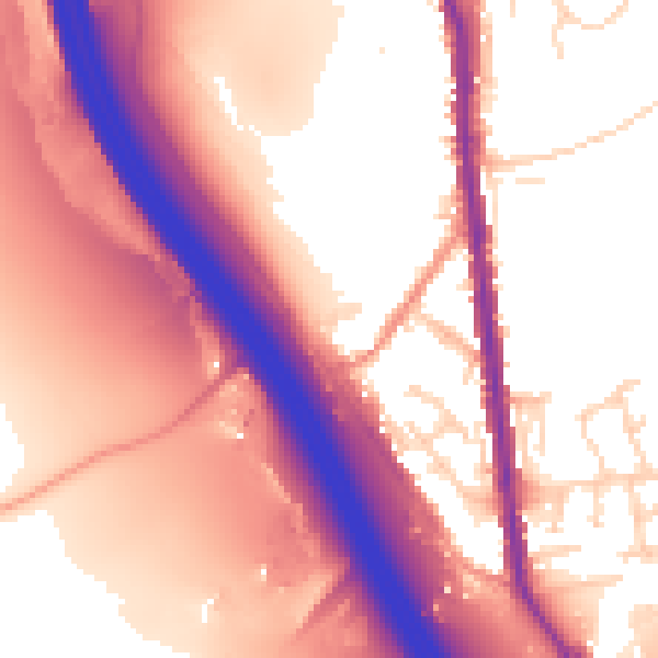 Daytime road noise heatmap for S70 5TB