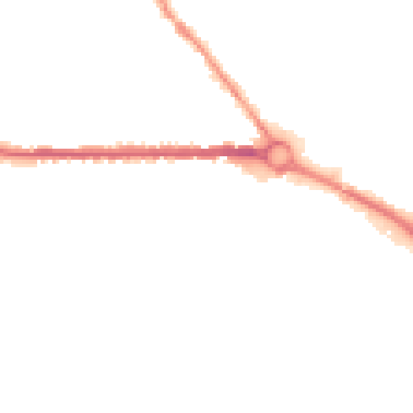 Night-time road noise heatmap for S70 6AQ