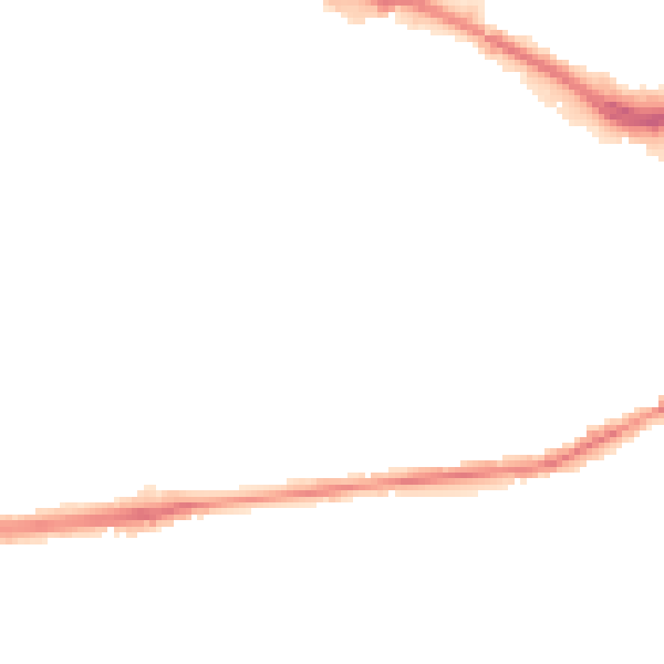 Night-time road noise heatmap for S70 6AY