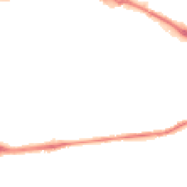 Night-time road noise heatmap for S70 6JU
