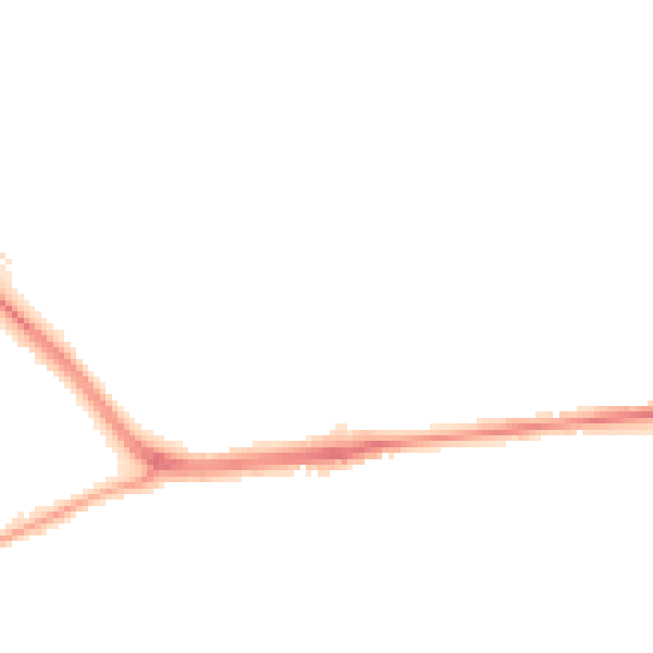 Night-time road noise heatmap for S70 6LR