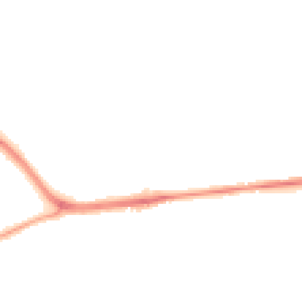 Night-time road noise heatmap for S70 6LT