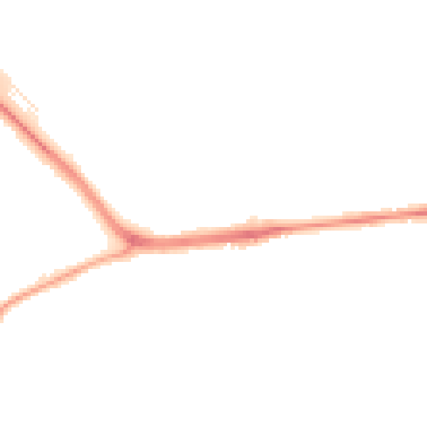 Night-time road noise heatmap for S70 6RP