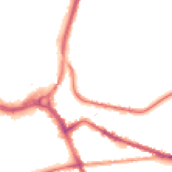 Night-time road noise heatmap for S71 1AF