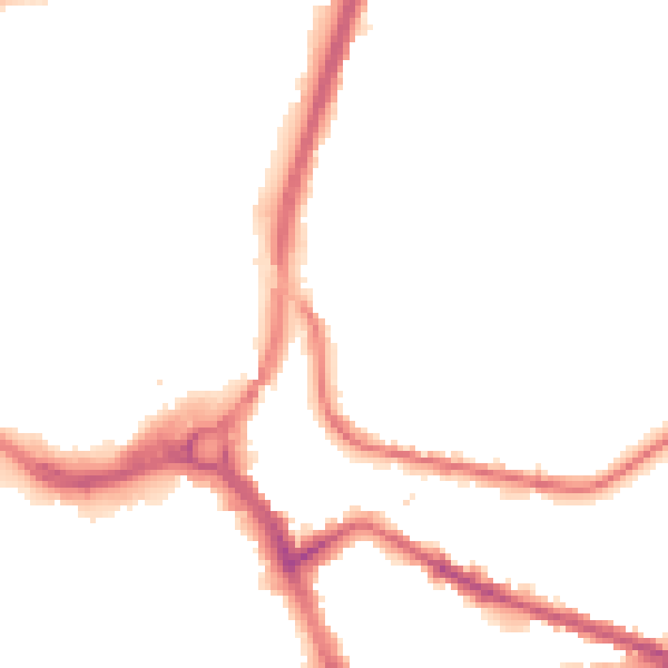 Night-time road noise heatmap for S71 1AJ