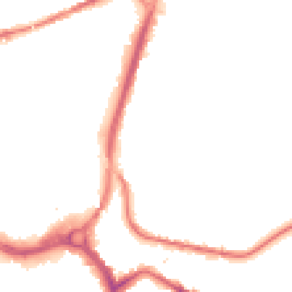 Night-time road noise heatmap for S71 1AR