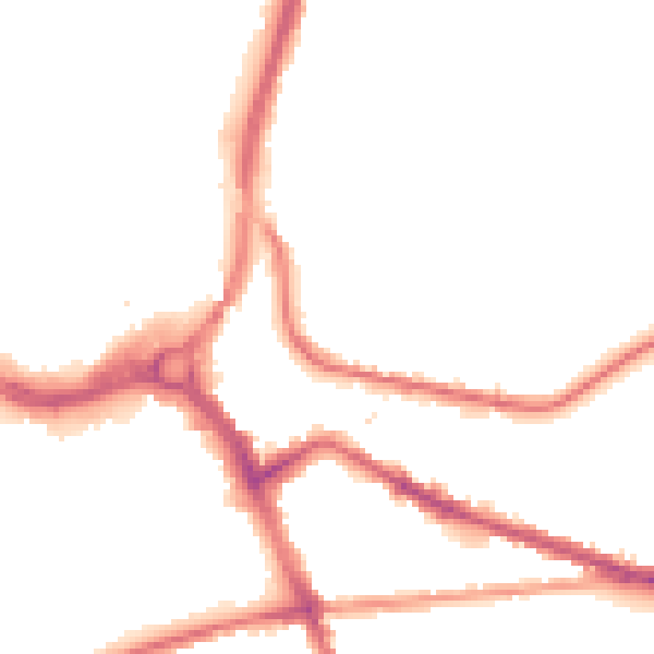 Night-time road noise heatmap for S71 1AW
