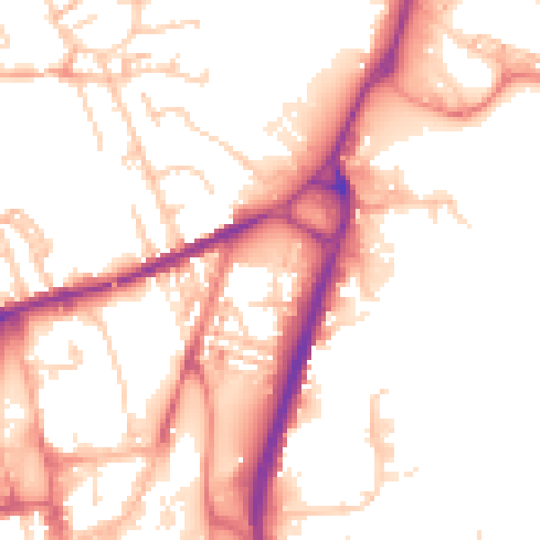 Daytime road noise heatmap for S71 1DR