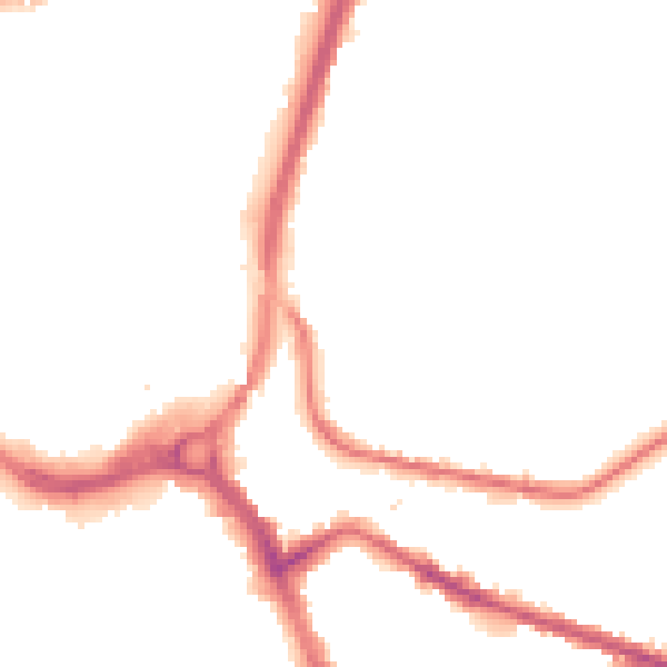 Night-time road noise heatmap for S71 1DZ