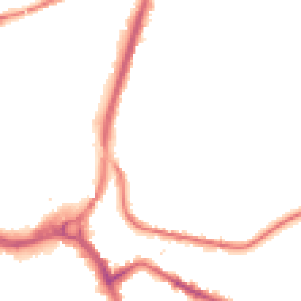 Night-time road noise heatmap for S71 1EG