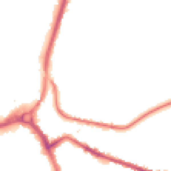 Night-time road noise heatmap for S71 1EL
