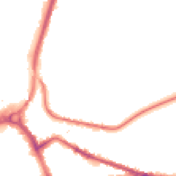 Night-time road noise heatmap for S71 1ES