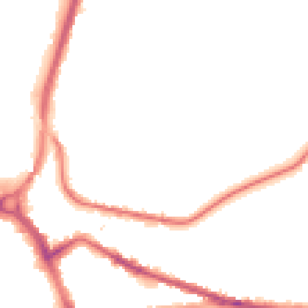 Night-time road noise heatmap for S71 1EU