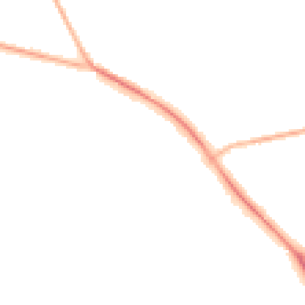 Night-time road noise heatmap for S71 1RZ