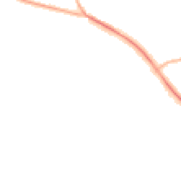 Night-time road noise heatmap for S71 1SR