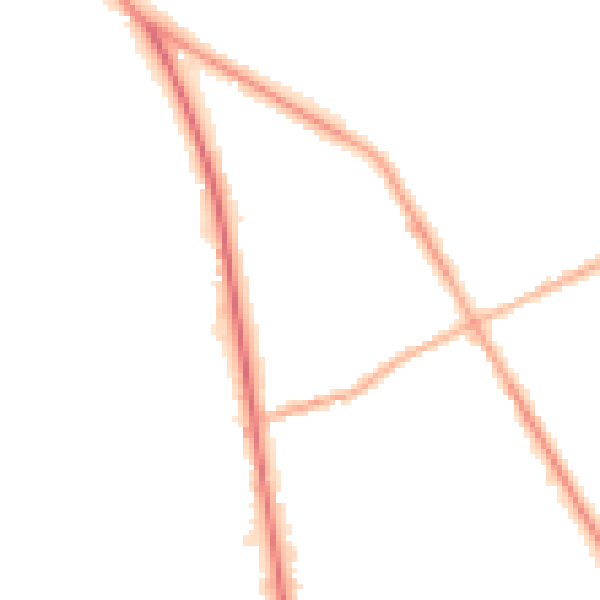 Night-time road noise heatmap for S71 1WA
