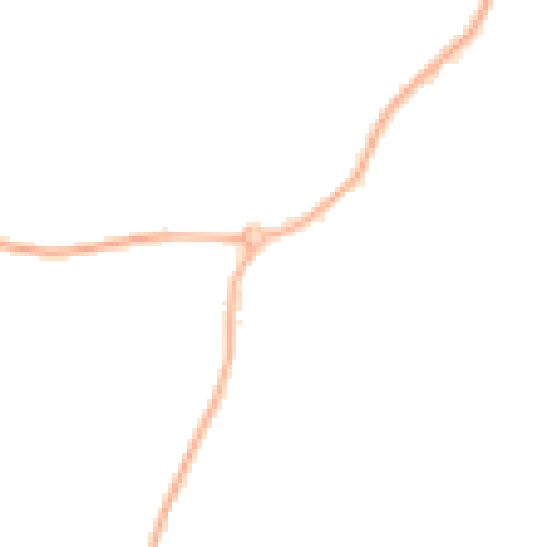 Night-time road noise heatmap for S71 1XN