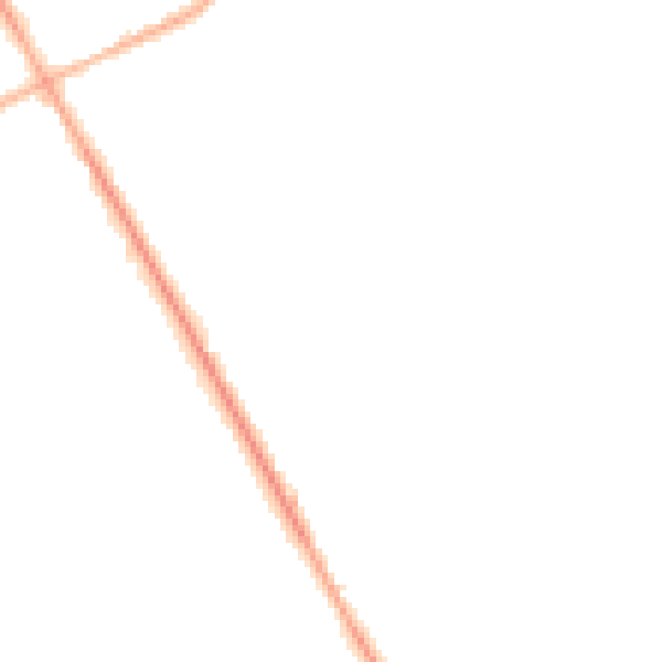 Night-time road noise heatmap for S71 2DS
