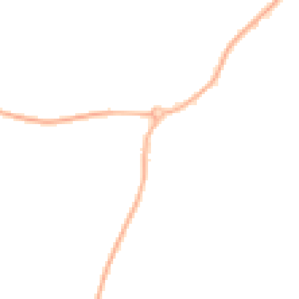 Night-time road noise heatmap for S71 2GH