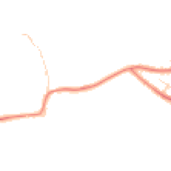 Daytime road noise heatmap for S71 3HL