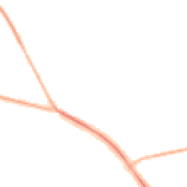 Night-time road noise heatmap for S71 3NE