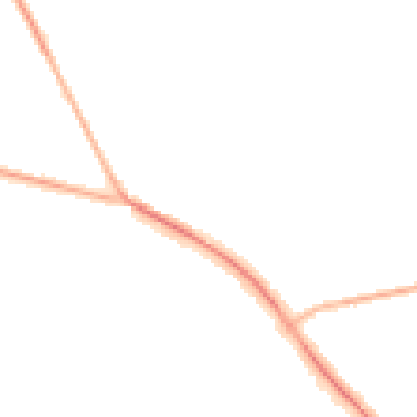 Night-time road noise heatmap for S71 3NF