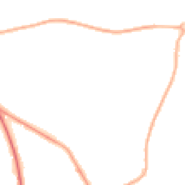 Night-time road noise heatmap for S71 3SN