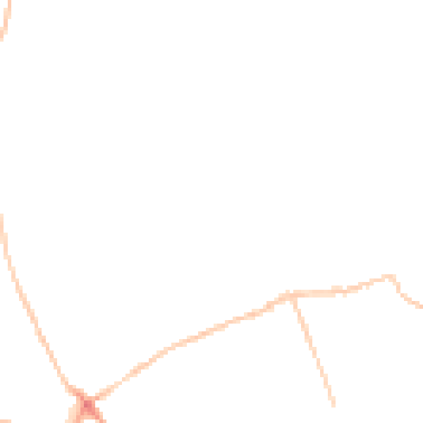Night-time road noise heatmap for S71 4FQ