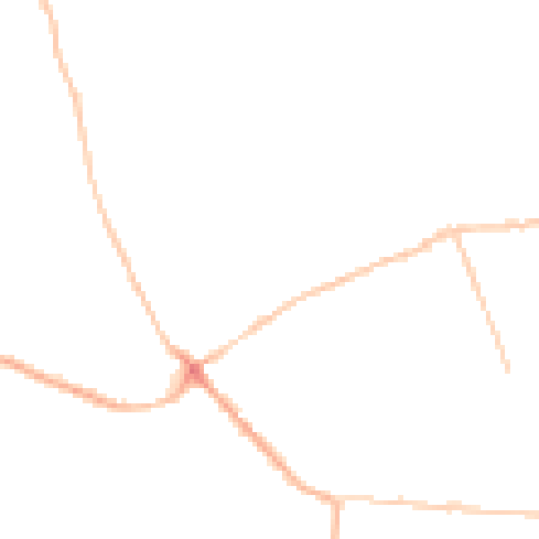 Night-time road noise heatmap for S71 4GB