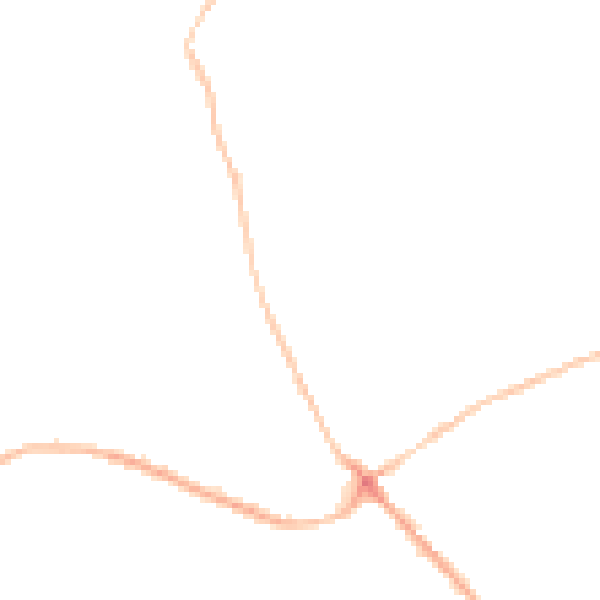 Night-time road noise heatmap for S71 4JA