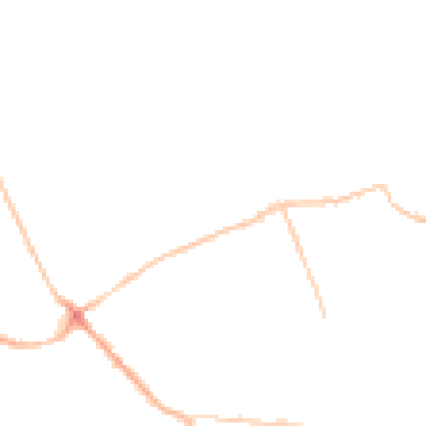 Night-time road noise heatmap for S71 4QL