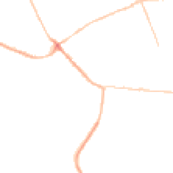 Night-time road noise heatmap for S71 4QR