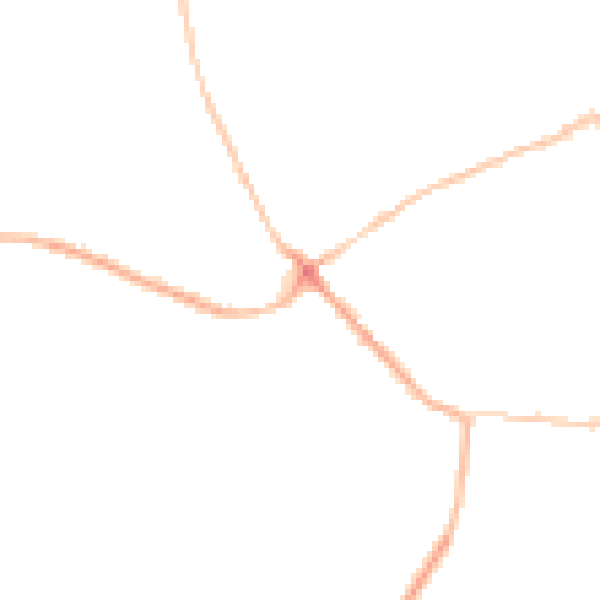 Night-time road noise heatmap for S71 4RA