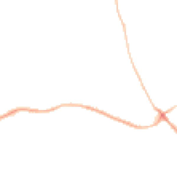 Night-time road noise heatmap for S71 4SJ