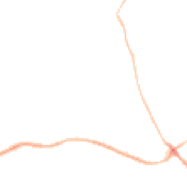 Night-time road noise heatmap for S71 4SL