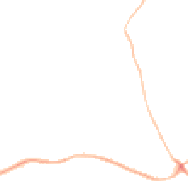 Night-time road noise heatmap for S71 4SN