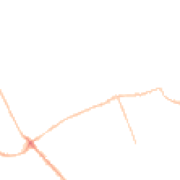 Night-time road noise heatmap for S71 4SY