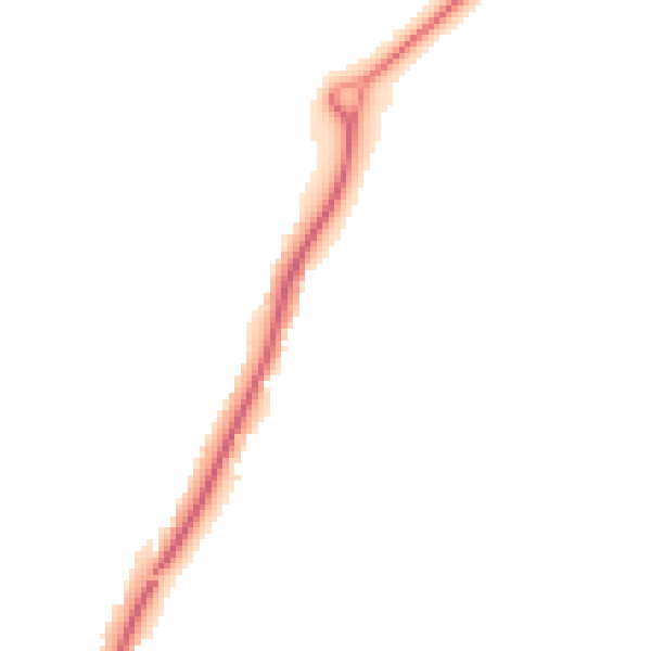Night-time road noise heatmap for S71 5LB