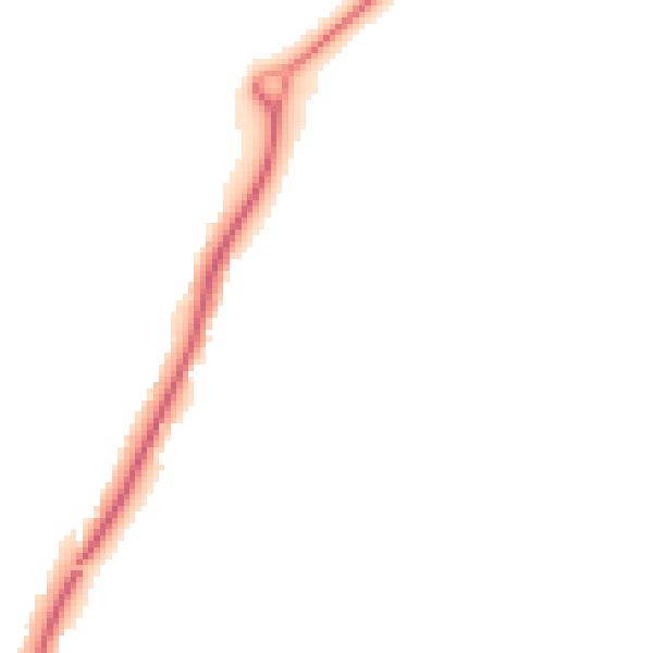 Night-time road noise heatmap for S71 5LD