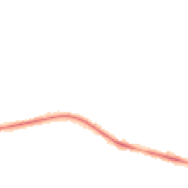 Night-time road noise heatmap for S75 1AL