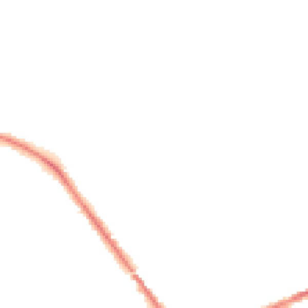 Night-time road noise heatmap for S75 1BW