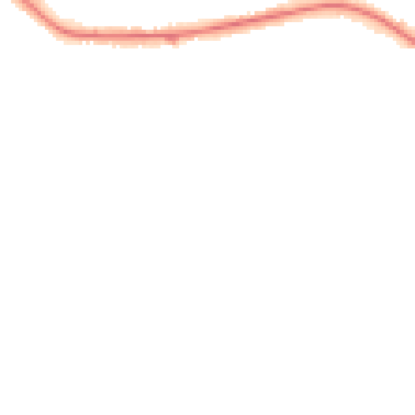 Night-time road noise heatmap for S75 2PH