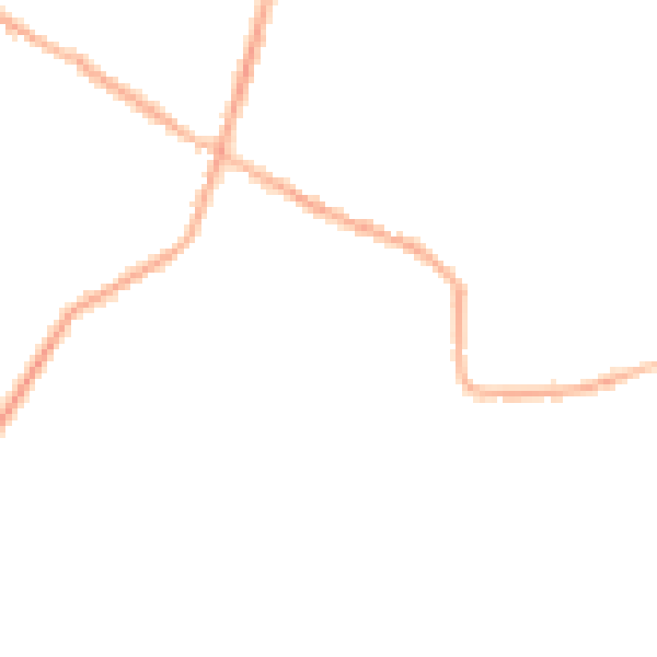 Night-time road noise heatmap for S75 3SS