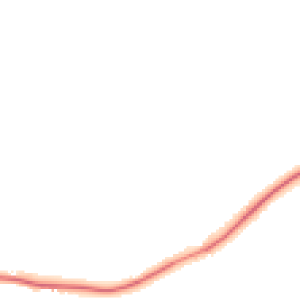 Night-time road noise heatmap for S75 4NU