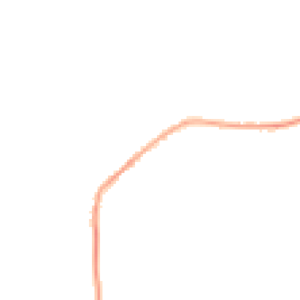 Night-time road noise heatmap for S75 4PA