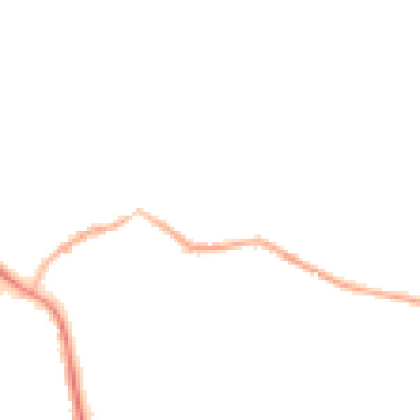 Night-time road noise heatmap for S75 5HL